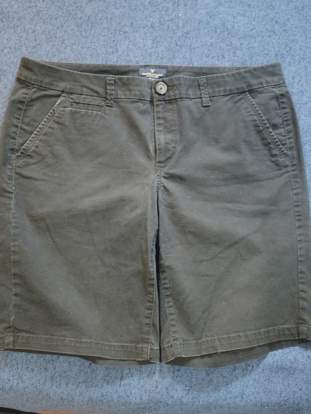 American Eagle Outfitters Olive Green Women’s Bermuda Shorts